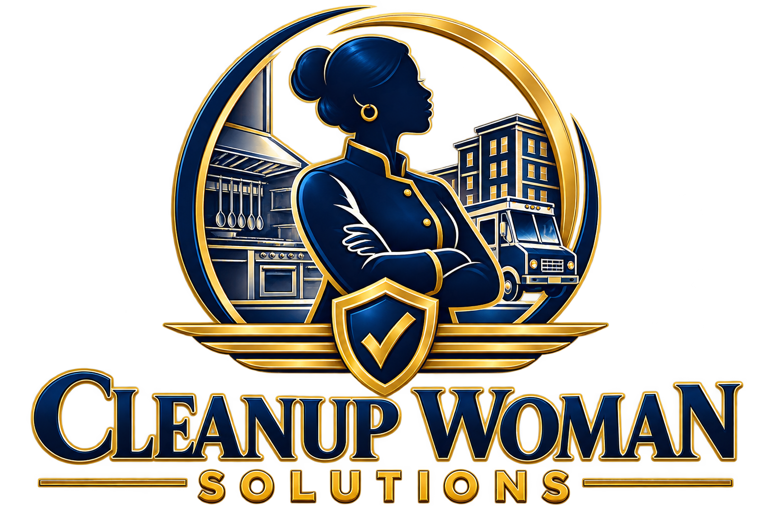 Cleanup Woman Solutions logo
